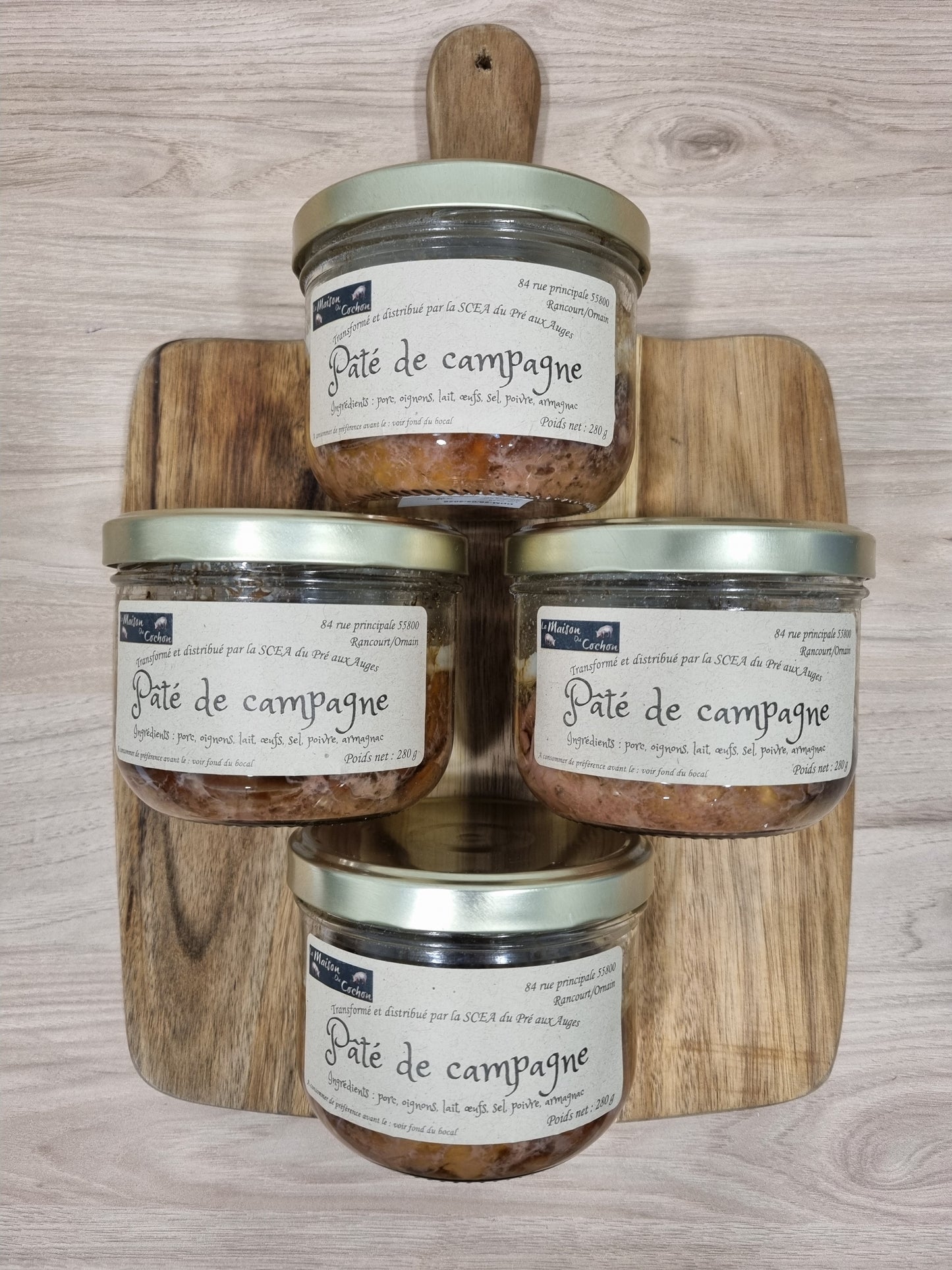 Lot pâtés de campagne